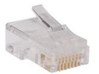 Tripp Lite RJ45 for Solid / Standard Conductor 4-Pair Cat5e Cat5 Cable 100 Pack