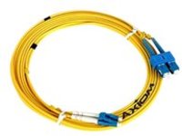Axiom LC-ST Singlemode Duplex OS2 9/125 Fiber Optic Cable - 1m - Yellow - network cable - 1 m