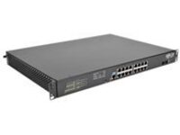Tripp Lite 16-Port Gigabit Ethernet Switch L2 Managed w/ 8-Outlet PDU 120V