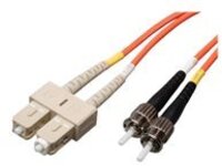 Tripp Lite 1M Duplex Multimode 62.5/125 Fiber Optic Patch Cable SC/ST 3&#x27; 3ft 1 Meter