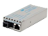Omnitron miConverter GX/T - fiber media converter - 10Mb LAN, 100Mb LAN, GigE