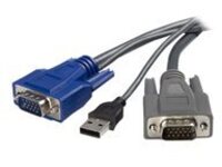 StarTech.com 6 ft Ultra-Thin USB VGA 2-in-1 KVM Cable (SVUSBVGA6)