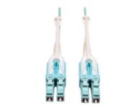 Tripp Lite 1M 10Gb 50/125 OM3 Fiber Cable Push/Pull Tabs LC/LC Aqua 1 Meter