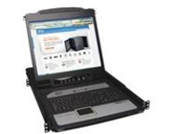 Tripp Lite 8-Port Rack Console KVM Switch built in IP w/ 19&quot; LCD 1U