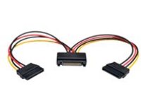 Tripp Lite 6in Serial ATA SATA Power Y Splitter Cable Adapter 15Pin M/F 6&quot;
