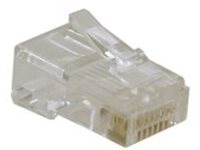Tripp Lite RJ45 for Solid / Standard Conductor 4-Pair Cat5e Cat5 Cable 10 Pack