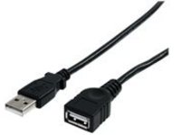 StarTech.com 3 ft Black USB 2.0 Extension Cable A to A