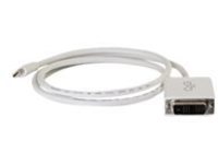 C2G 10ft Mini DisplayPort to Single Link DVI-D Adapter Cable - White - TAA - DisplayPort cable - 3.05 m