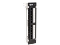 Tripp Lite 12-Port Cat6 Cat5 Patch Panel Wall Mount Vertical 110 RJ45 TAA