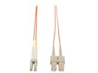 Tripp Lite 3M Duplex Multimode 62.5/125 Fiber Optic Patch Cable LC/SC 10' 10ft 3 Meter