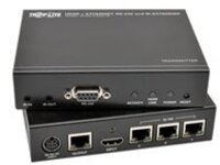 Tripp Lite HDBaseT HDMI Over Cat5e Cat6 Cat6a Extender Kit w/ Ethernet, Serial and IR Control 100m 328ft