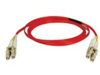 Tripp Lite 15M Duplex Multimode 62.5/125 Fiber Optic Patch Cable Red LC/LC 50' 50ft 15 Meter