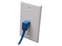 Eaton Tripp Lite Series Down-Angle Cat6 Gigabit Molded UTP Ethernet Cable (RJ45 Right-Angle Down M to RJ45 M), Blue, 5 ft. (1.52 m)