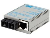 Omnitron miConverter S/GXT - fiber media converter - 10Mb LAN, 100Mb LAN, GigE