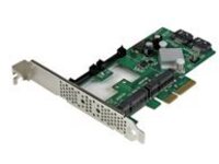 StarTech.com 2 Port PCI Express 2.0 SATA III 6Gbps RAID Controller Card w/ 2 mSATA Slots & HyperDuo SSD Tiering