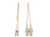 Tripp Lite 30M Duplex Multimode 62.5/125 Fiber Optic Patch Cable LC/SC 100' 100ft 30 Meter