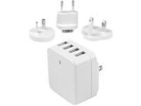 StarTech.com 4-Port Travel USB Wall Charger