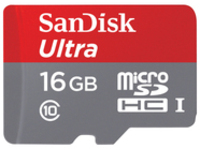 SanDisk Ultra - Flash memory card (microSDHC to SD adapter included)