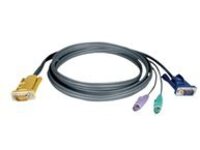 Tripp Lite 15ft PS/2 Cable Kit for KVM Switch 3-in-1 B020 / B022 Series KVMs 15&#x27;
