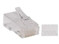 Tripp Lite Cat6 Gigabit RJ45 Modular Connector Plug w/ Load Bar 100 Pack