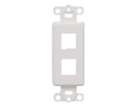 C2G Two Port Keystone Decorative Style Wall Plate