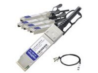 AddOn 0.5m F5 Compatible QSFP+ Breakout DAC
