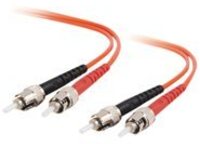 C2G 2m ST-ST 62.5/125 Duplex Multimode OM1 Fiber Cable