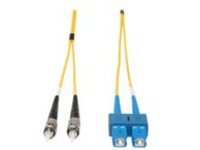 Tripp Lite 15M Duplex Singlemode 9/125 Fiber Optic Patch Cable SC/ST 50&#x27; 50ft 15 Meter