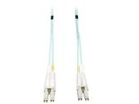 Tripp Lite 3M 10Gb Duplex Multimode 50/125 OM3 LSZH Fiber Patch Cable LC/LC Aqua 3 Meters