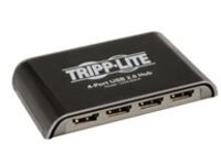 Tripp Lite 4-Port Desktop Hi-Speed USB 2.0 USB 1.1 Hub 480Mbps 4ft Cable
