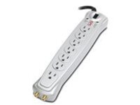 AUDIO/VIDEO SURGE PROTECT 7 OUTLET W/ COAX