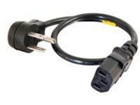 C2G 14ft 18 AWG Universal Right Angle Power Cord (NEMA 5-15P to IEC320C13R) - power cable - NEMA 5-15 to IEC 60320...