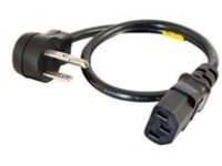 C2G 14ft 18 AWG Universal Right Angle Power Cord (NEMA 5-15P to IEC320C13R)