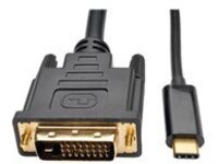 Tripp Lite USB C to DVI Adapter Cable Converter 1080p M/M USB Type C to DVI, USB-C, USB Type-C 16ft 16'
