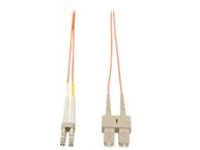 Tripp Lite 7M Duplex Multimode 62.5/125 Fiber Optic Patch Cable LC/SC 23&#x27; 23ft 7 Meter