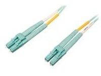 Tripp Lite 3M 10Gb/100Gb Duplex Multimode 50/125 OM4 LSZH Fiber Patch Cable LC/LC Aqua 3 Meters
