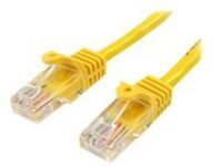 StarTech.com 6 ft Yellow Cat5e / Cat 5 Snagless Patch Cable 6ft