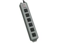 Tripp Lite Waber Power Strip 120V Right Angle 5-15R 6 Outlet Metal 15&#x27; Crd
