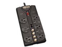 Tripp Lite Surge Protector Power Strip 120V 8 Outlet RJ11 Coax 10&#x27; Cord 3240 Joule