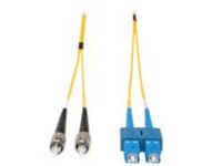 Tripp Lite 1M Duplex Singlemode 9/125 Fiber Optic Patch Cable SC/ST 3' 3ft 1 Meter