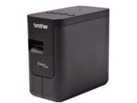 Brother PTP750WVP Edge Wireless Industrial Desktop Laminated Label Printer W/Dual Cutter &amp; PC/Mobile-Connectivity Kit (24mm Max Tape Size) (Includes Li-ion BatteryAC Adapter &amp; Case)