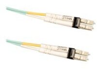 Tripp Lite 3M 10Gb Duplex Multimode 50/125 OM3 LSZH Fiber Optic Patch Cable Mini-LC / Mini-LC Aqua 10' 10ft 3 Meter
