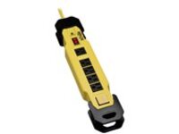 Tripp Lite Safety Surge Protector Power Strip 120V 6 Outlet Metal 9&#x27; Cord OSHA