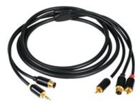 StarTech.com S-Video with 3.5 mm to RCA Stereo Audio Video Cable