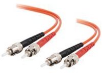 C2G 8m ST-ST 62.5/125 OM1 Duplex Multimode PVC Fiber Optic Cable