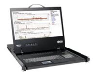 Tripp Lite 8-Port Rack Console VGA KVM Switch w/ 19&quot; LCD 1U TAA