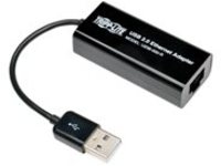 Tripp Lite USB 2.0 Hi-Speed to Gigabit Ethernet NIC Network Adapter White 10/100 Mbps - network adapter
