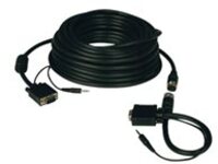 Tripp Lite 100ft SVGA / VGA Coax Monitor Cable with Audio and RGB High Resolution Easy Pull HD15 M/M 100&#x27;