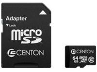 Centon - Flash memory card (microSDXC to SD adapter included)