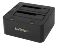 StarTech.com USB 3.0 Dual Hard Drive Docking Station with UASP for 2.5 / 3.5in HDD / SSD - USB 3.5" SATA HDD / SSD Dock…